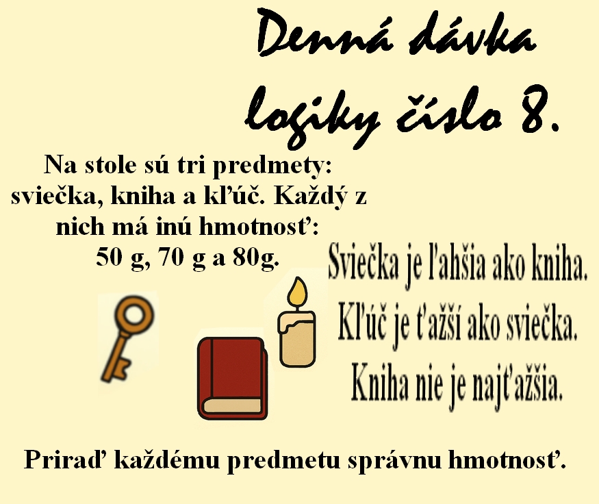 Denná dávka logiky 8.